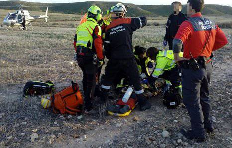 Delta hegalarekin istripua izan zuen iruindarra hil egin da