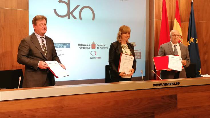 Hiruko Ituna berritu dute Nafarroako Gobernuak, Eusko Jaurlaritzak eta EEPk