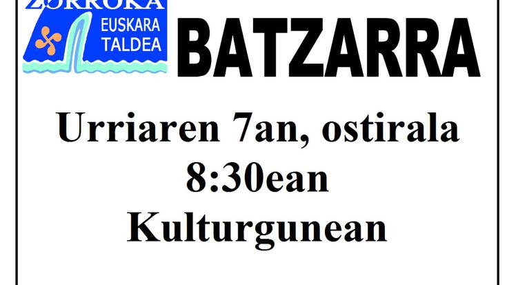 Zorrokaren Batzarra