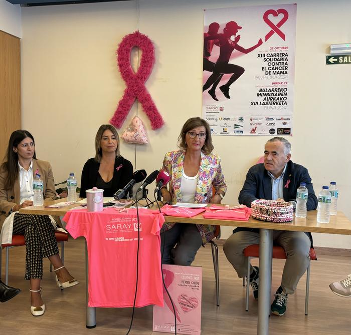 Bularreko minbiziaren kontrako lasterketa solidarioa antolatu du Sarayk urriaren 27an