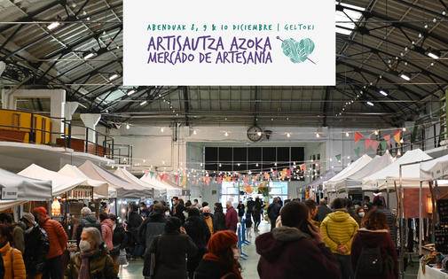 Artisautza azoka eta tailerrak asteburuan, Geltokin